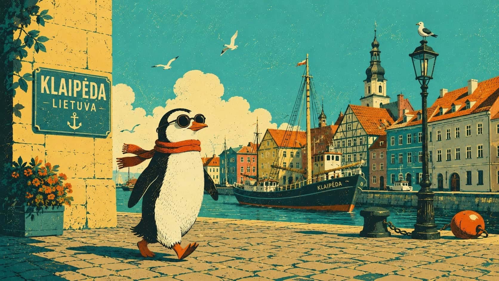 Klaipėda old port, Lithuania