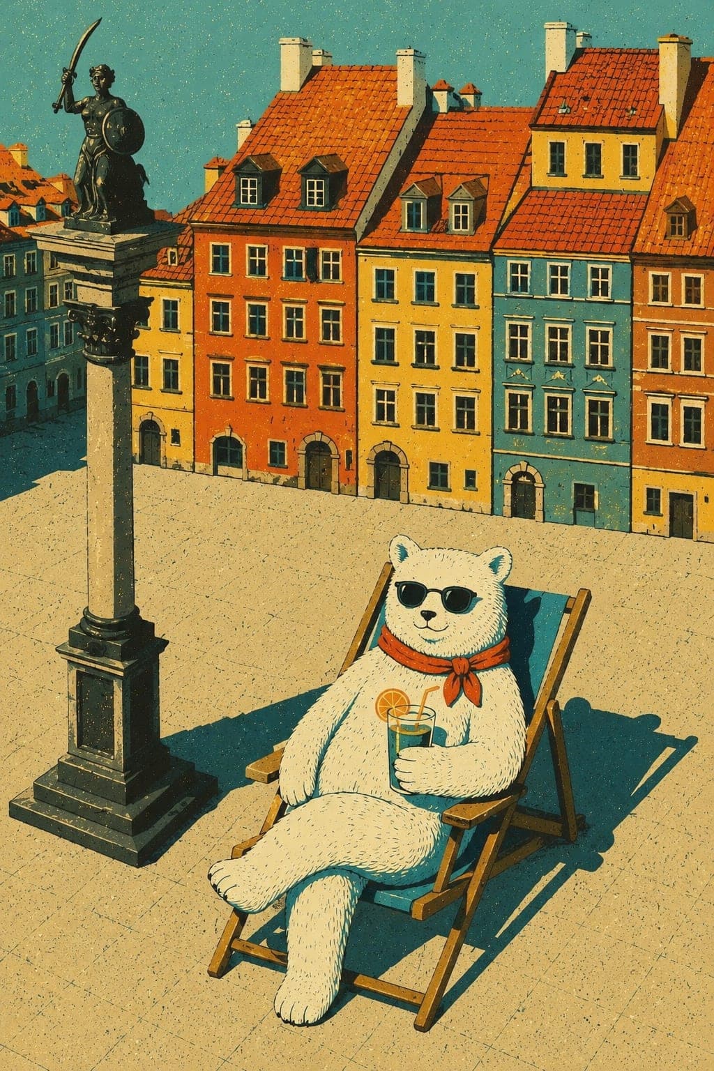 Warsaw old town square