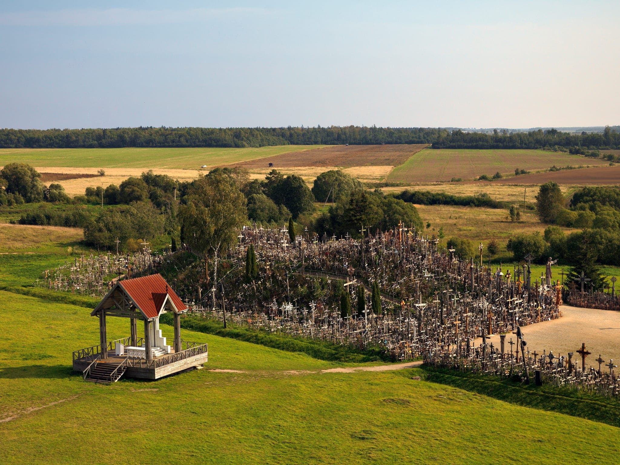 The Hill of Crosses and Rundāle Palace