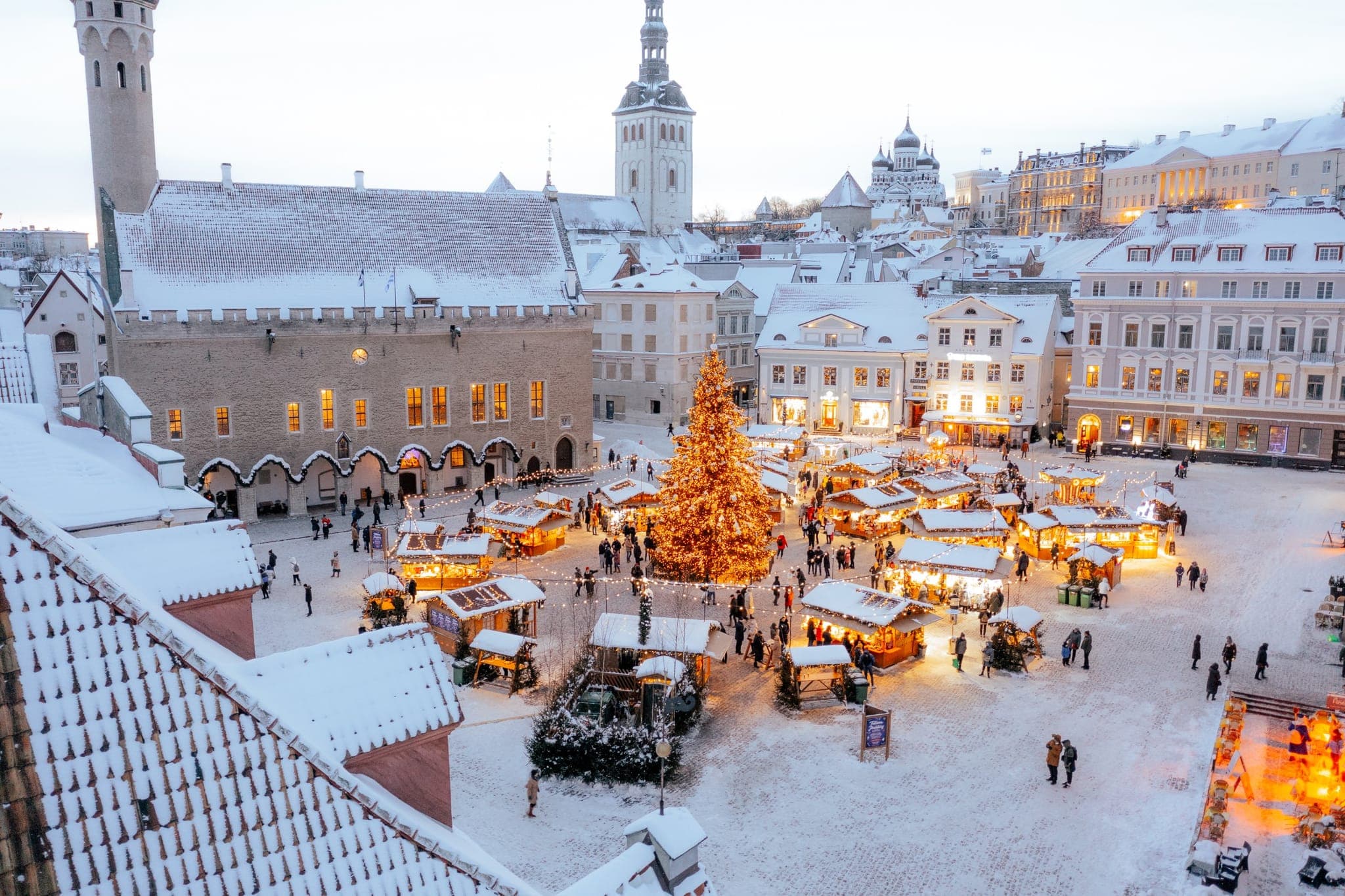 Christmas market, Tallinn Town Hall Square